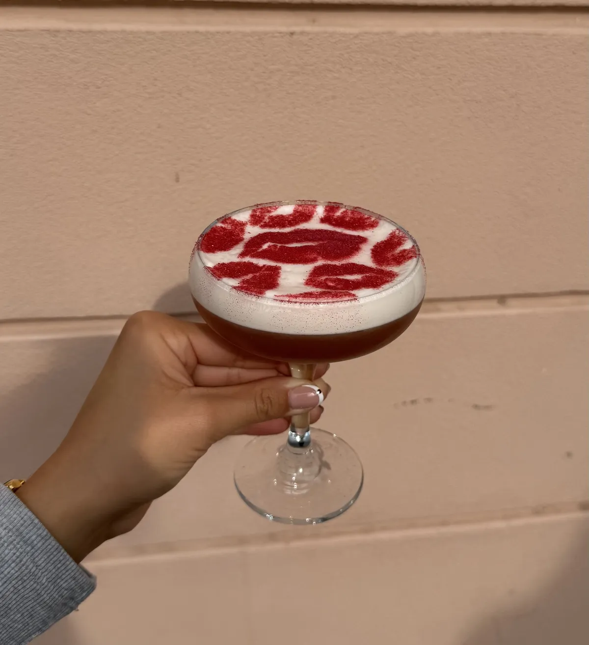 Cherry kiss martini