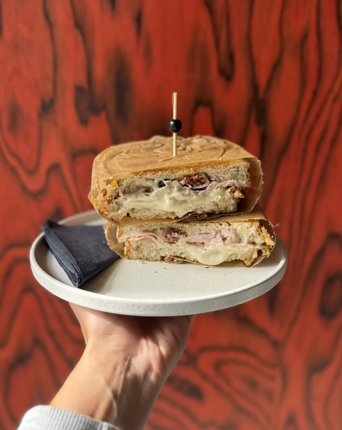 Ham and Cheese s cesnakovou Aioli