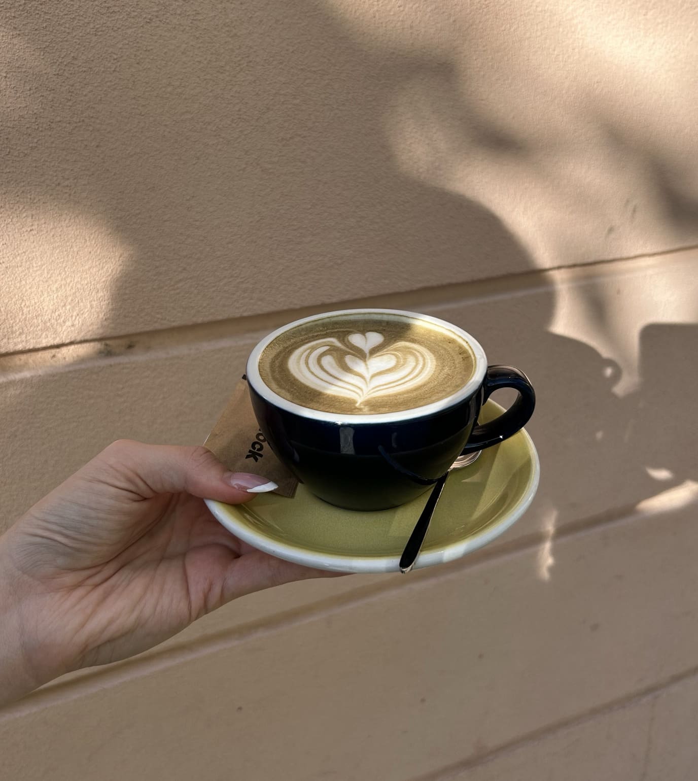 Hojicha latte hot