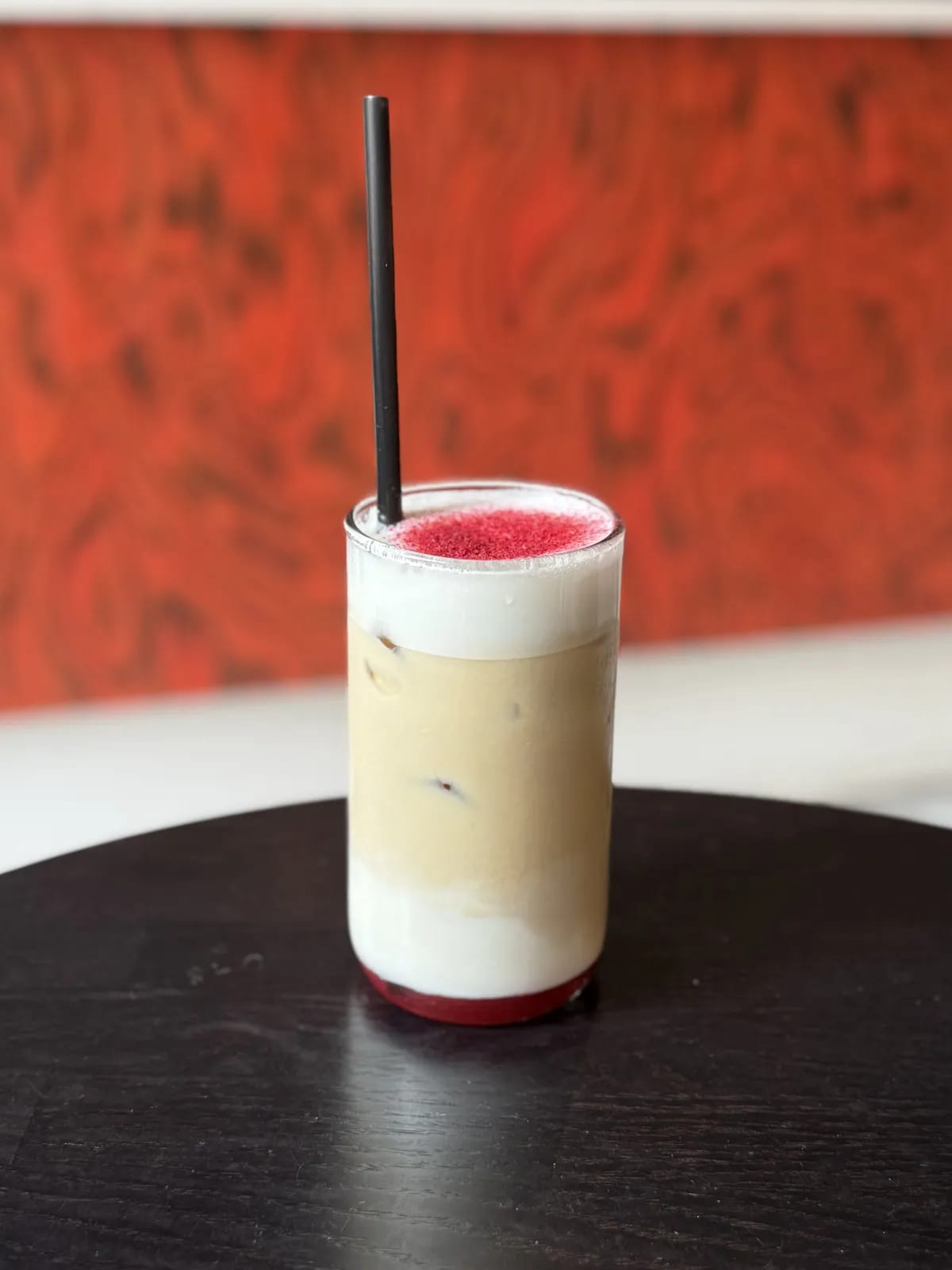 Raspberry Iced Latte