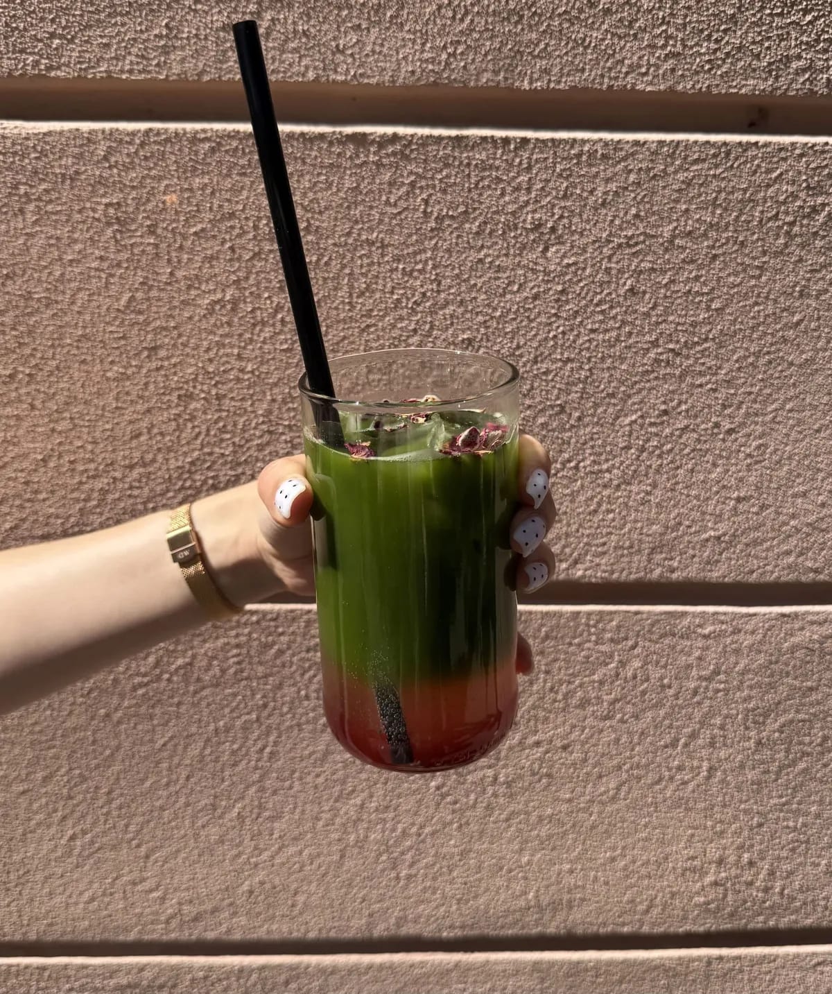 Matcha Rose Fizz
