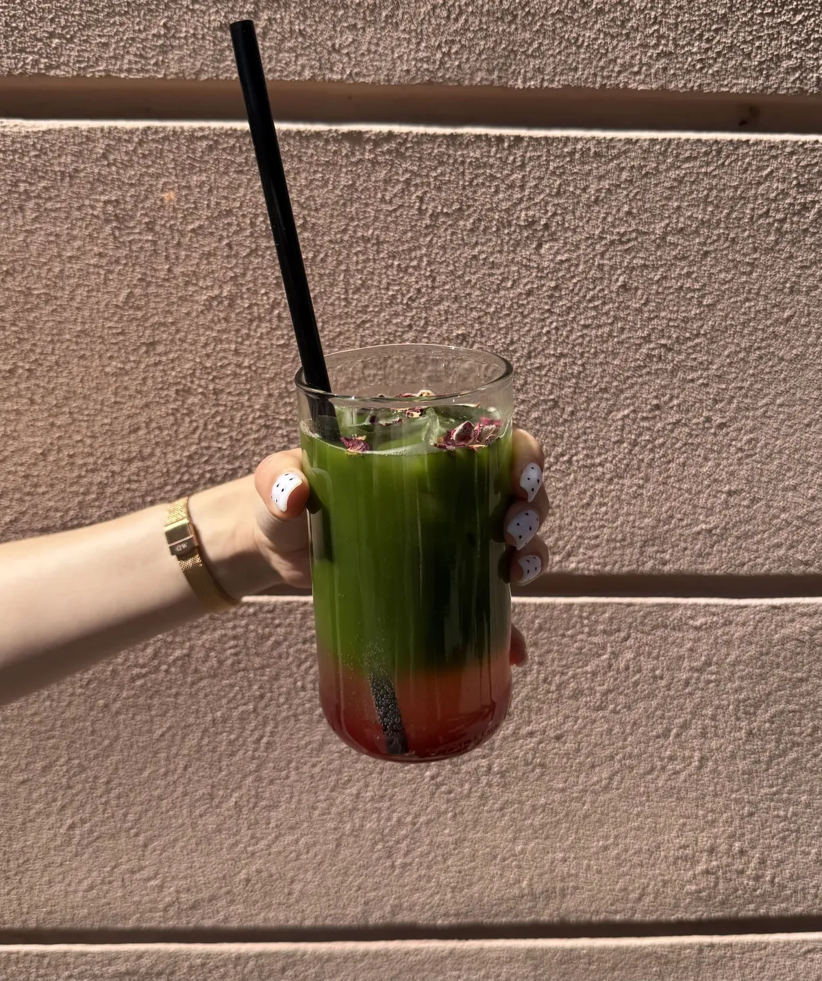 Matcha Rose Fizz