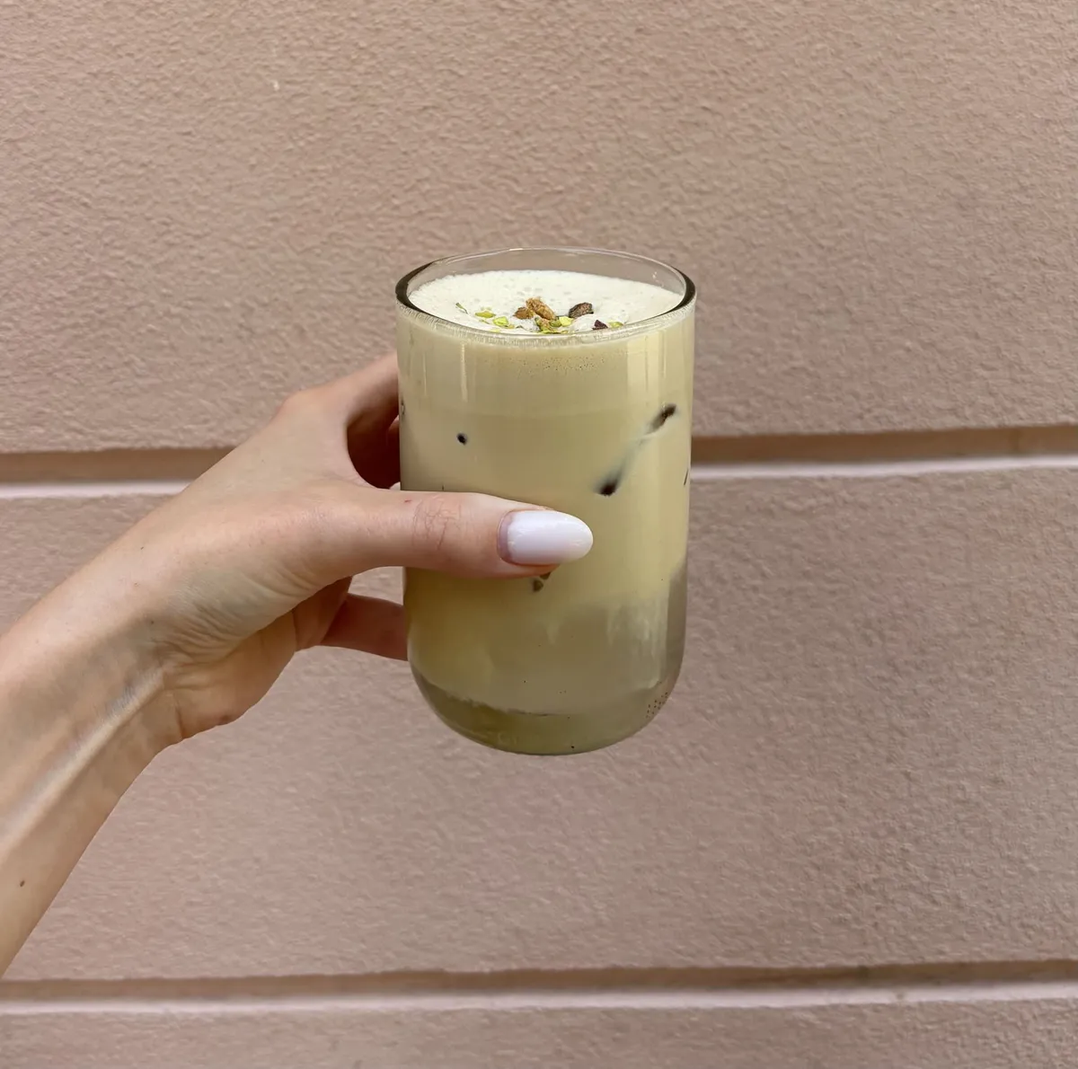 Pistachio coffee cloud